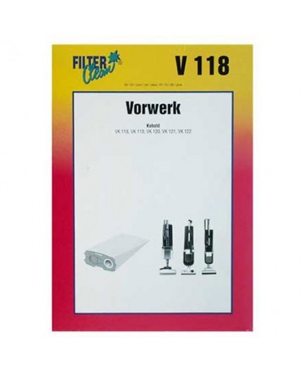 Bolsa aspirador papel Vorwerk  (5 uds.)     000082-K