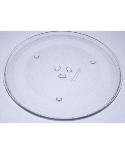Plato de cristal microondas 245 mm Universal liso - Qkonecto
